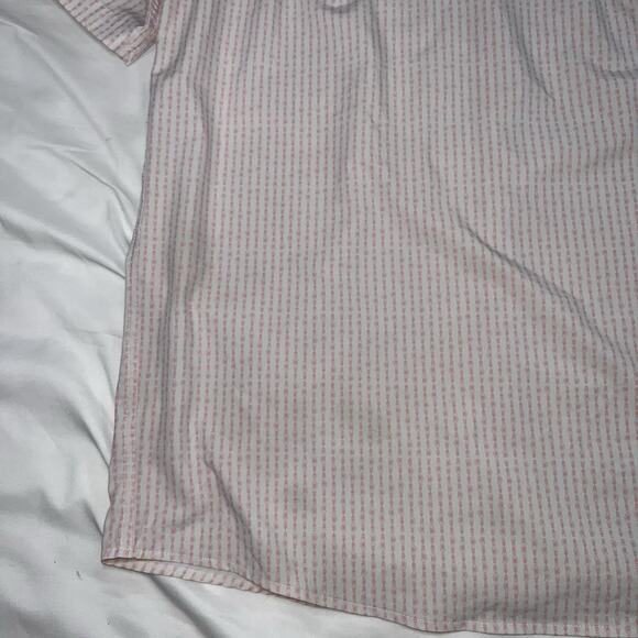William Murray Shirt Mens Size XL Pink White Beer Beersucker Golf Button Down SS - Picture 14 of 15